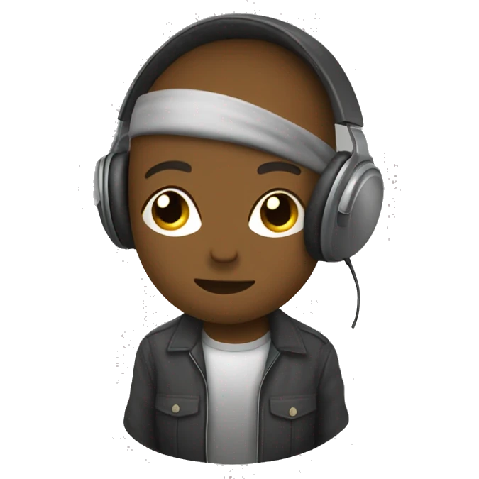 cuffie con fiocco  emoji