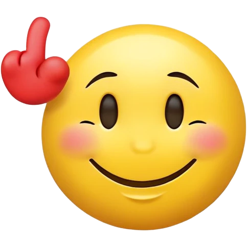 Smiley Face Blowing a Kiss emoji