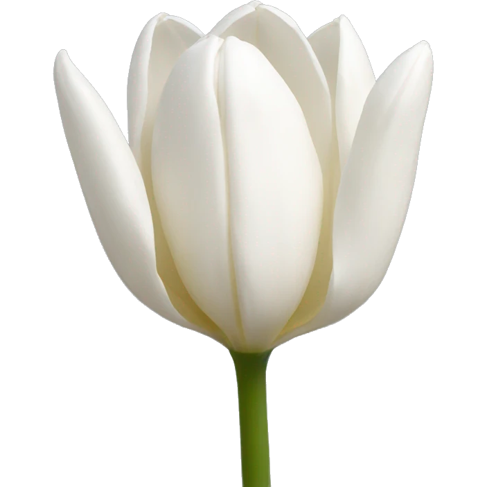 White tulips emoji
