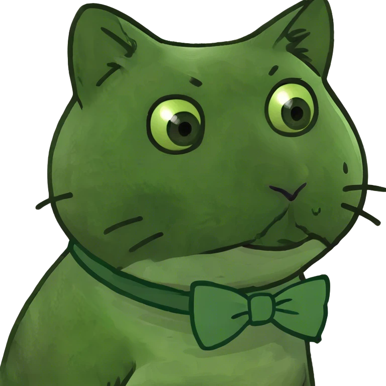 Cat with a bow emoji