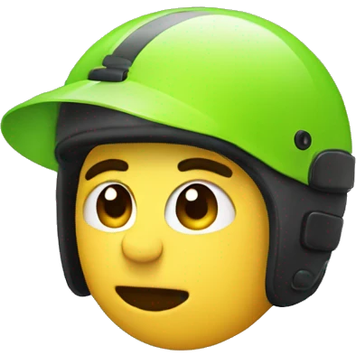 emoji with helmet giving ok emoji