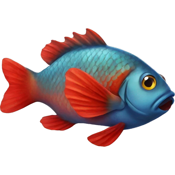 Red fish emoji