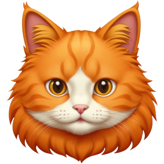 Orange cat emoji