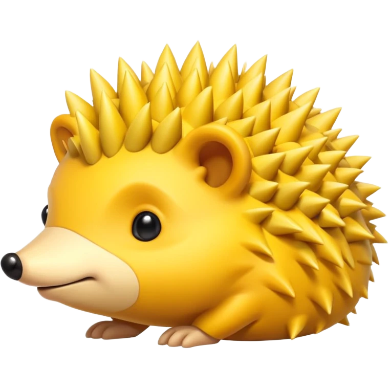 yellow hedgehog groom emoji