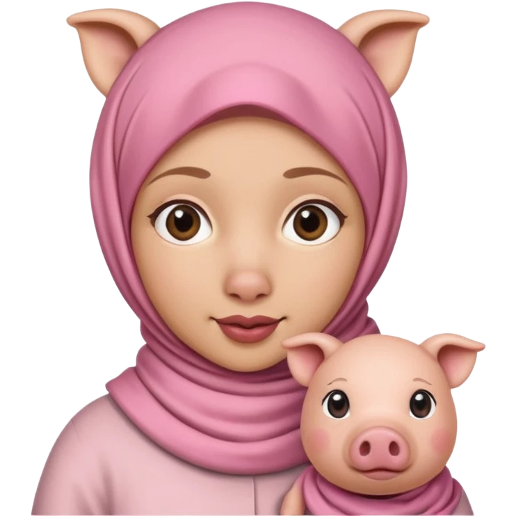 🐖🧕 emoji