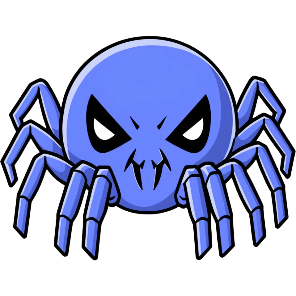 angry spider emoji