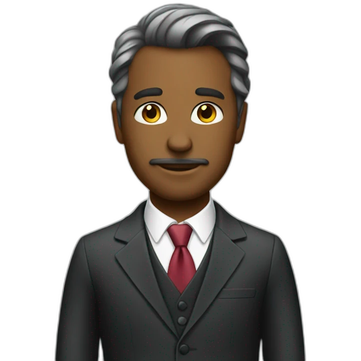 rich man in suit emoji