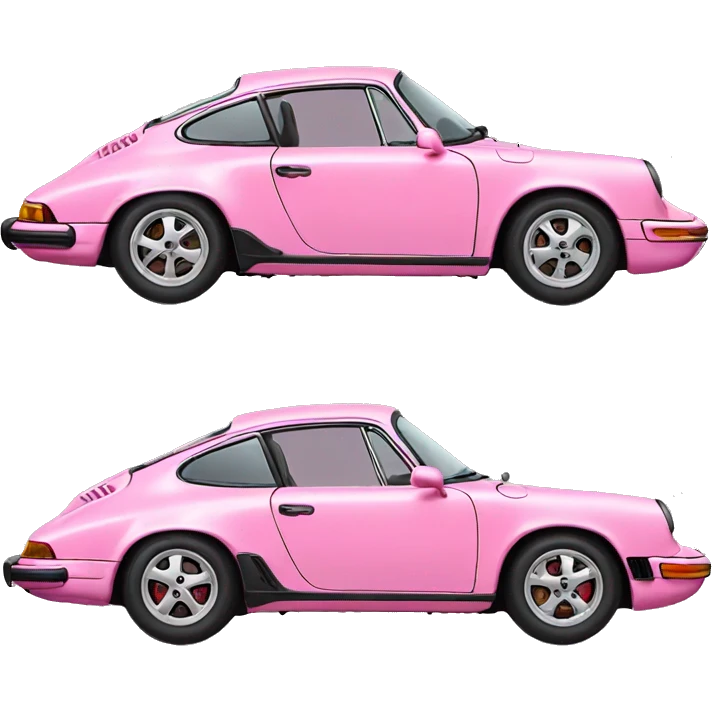 pink porsche  emoji