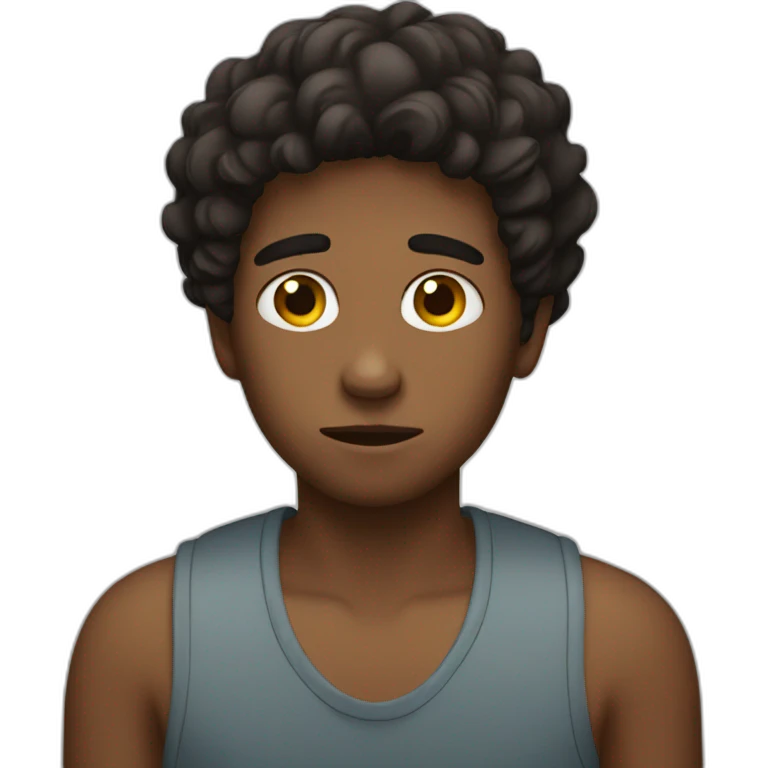 Broken boy emoji