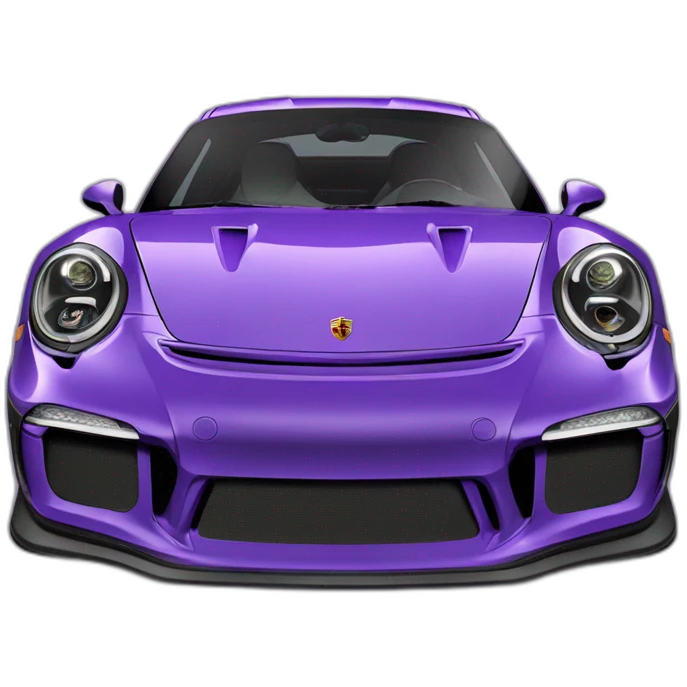 porsche 911 gt3 rs violette emoji