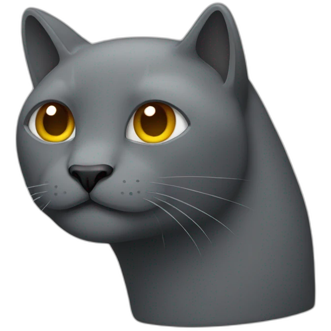 Moai cat emoji