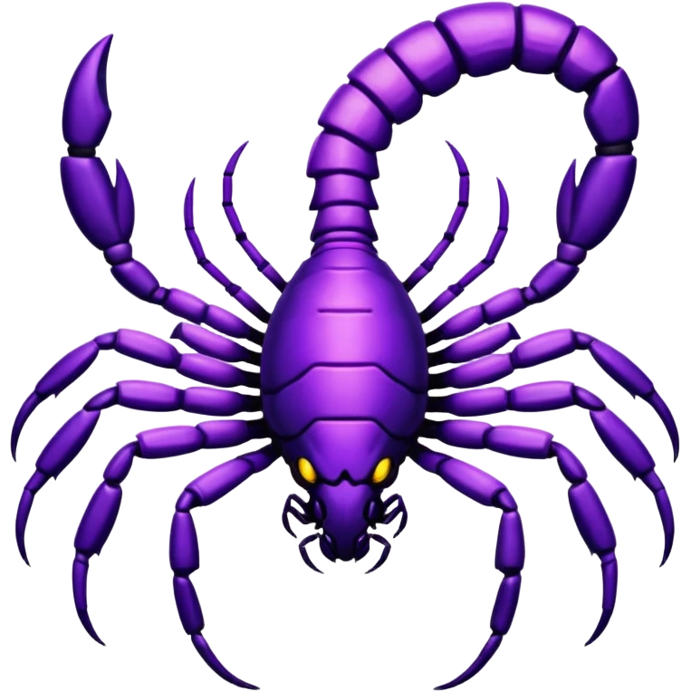 please make Scorpion of purple emoji