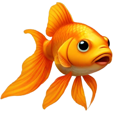 Gold fish  emoji