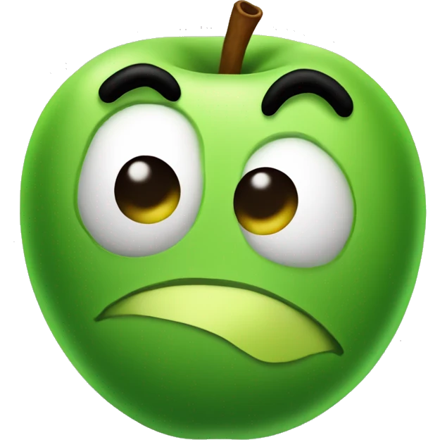 sour apple pucker  emoji