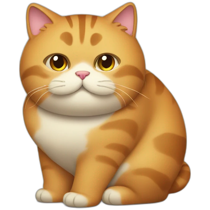 Fat cat emoji