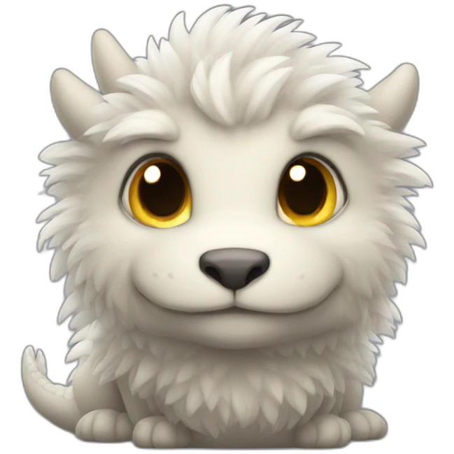 Fluffy Dragon emoji