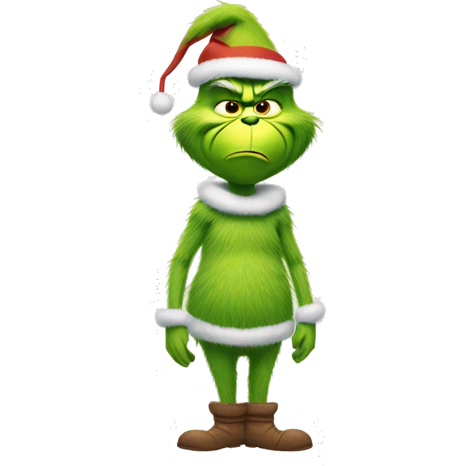 The grinch  emoji