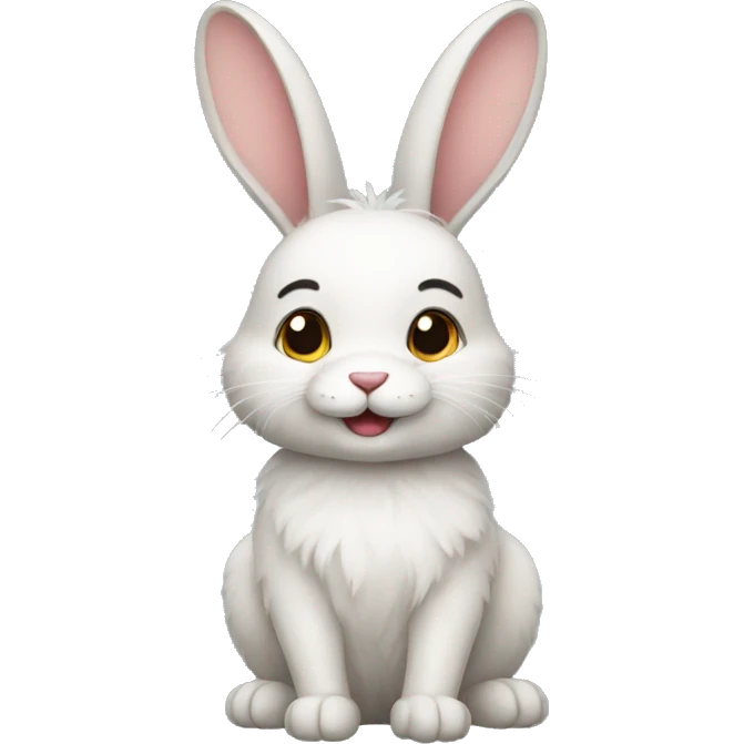 Furry rabbit  emoji