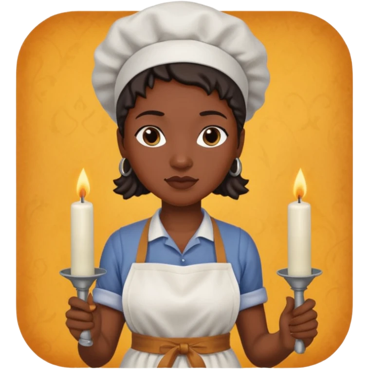 Candle Maker black woman emoji