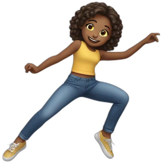 girl dancing emoji