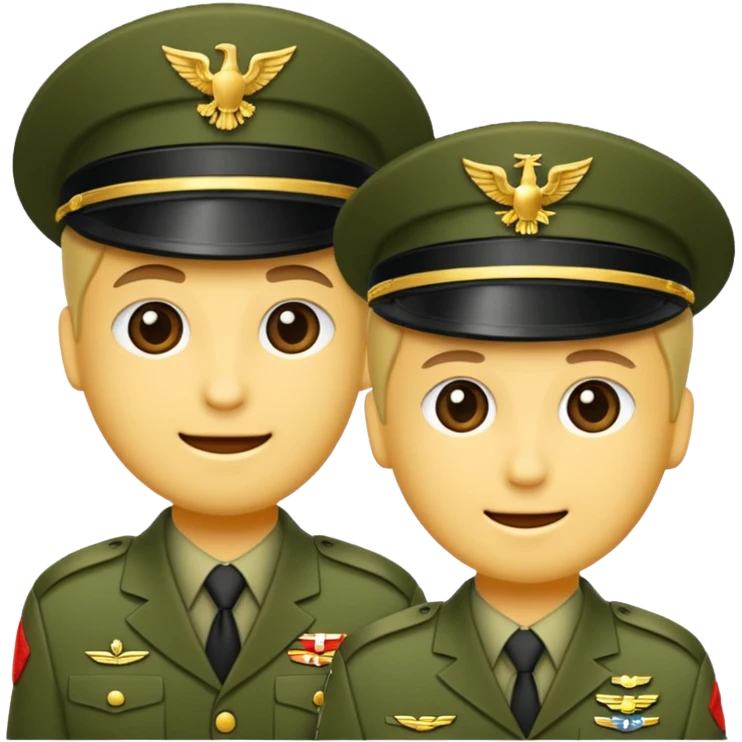 militar greeting emoji