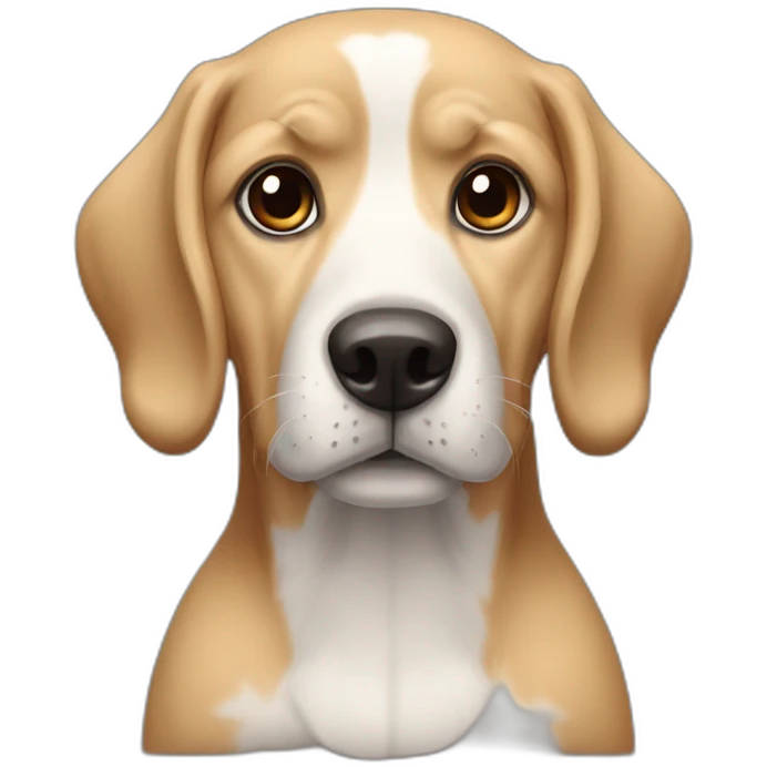 Chien humain emoji