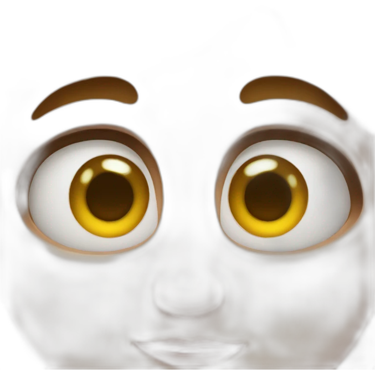 big eyes stare emoji