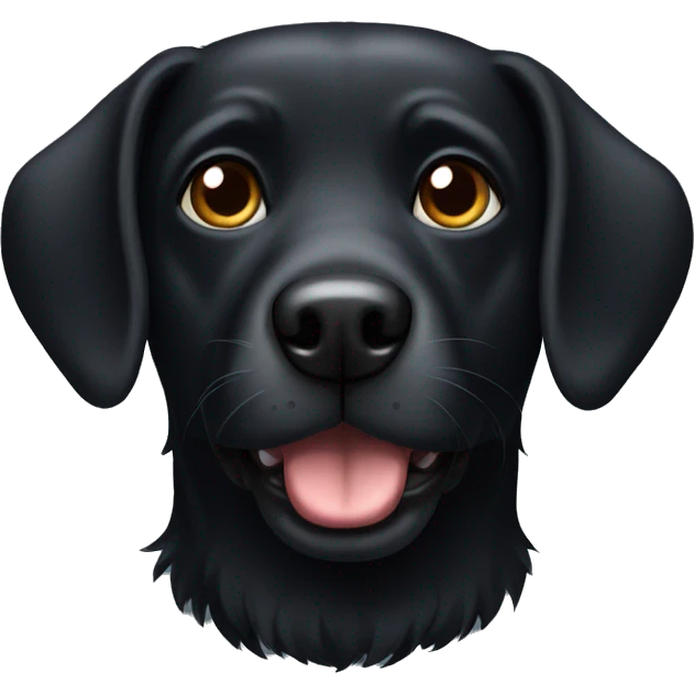 Black dog emoji