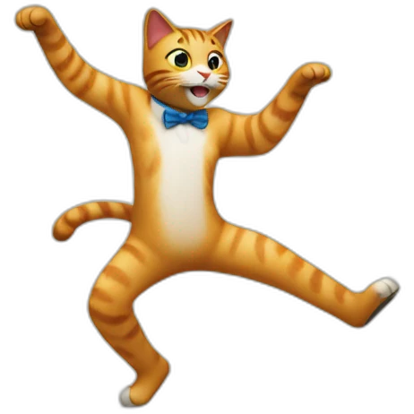 Dancing cat emoji