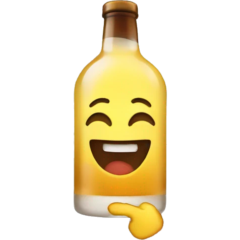 Alcohol and RUnning emoji