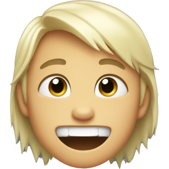 smiling while crying toothless emoji