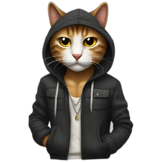 cat thug emoji