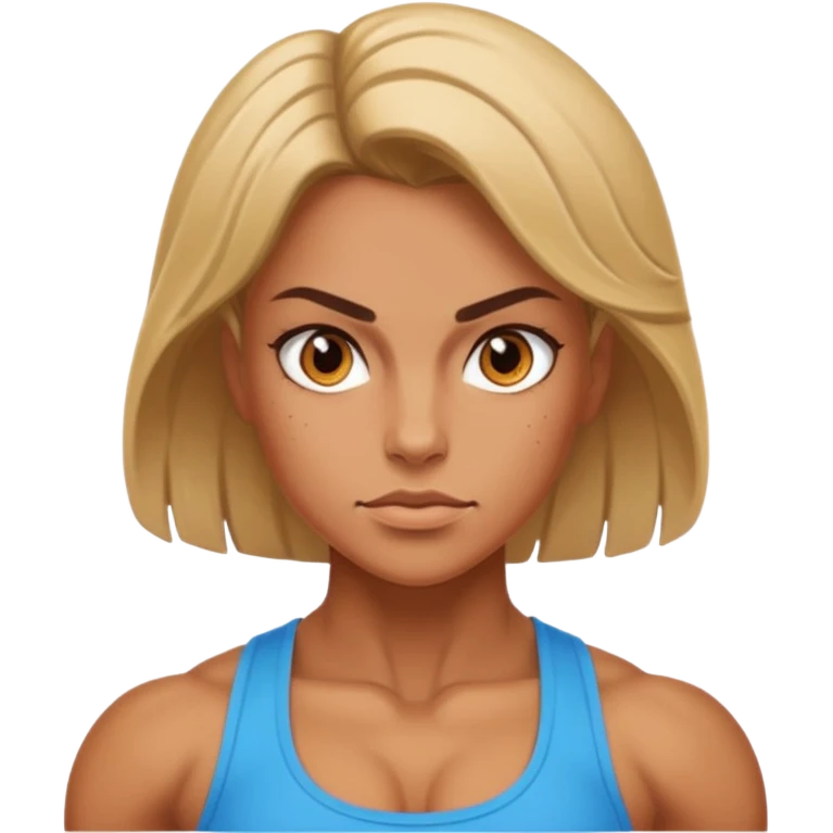 macho girl, emoji