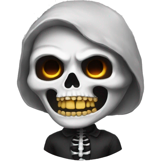 💀 + 🥶 emoji