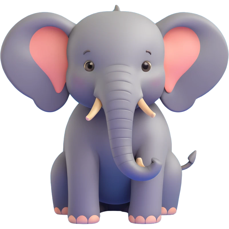 blue elephant emoji