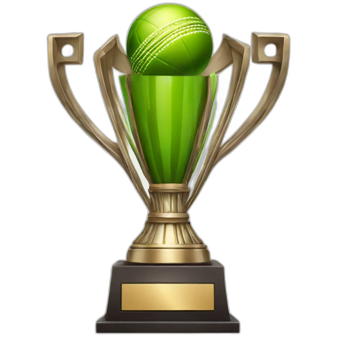 Cricket worldcup trophy emoji