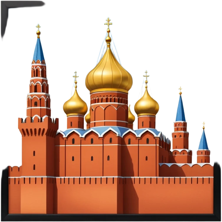 Kremlin. Moscow emoji