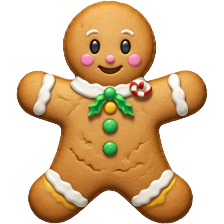 christmas ginger cookie emoji