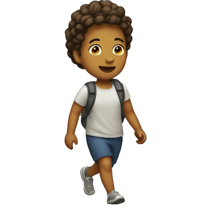 Una persona caminando sola emoji