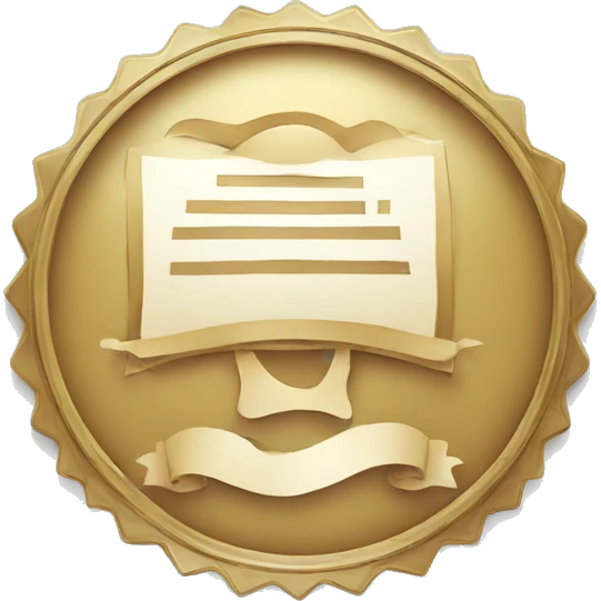 Certificat logo emoji