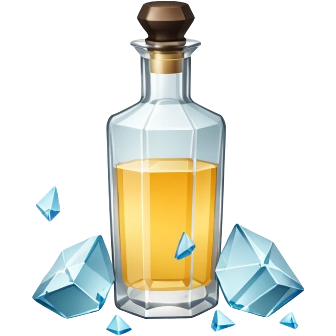 i want a shattered cologne with little pieces everywhere emoji