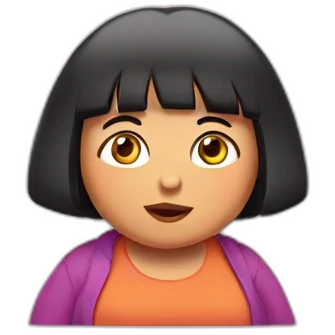 Fat dora emoji