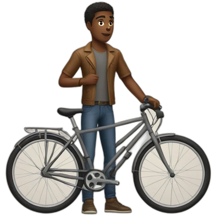 african american stole my bike emoji