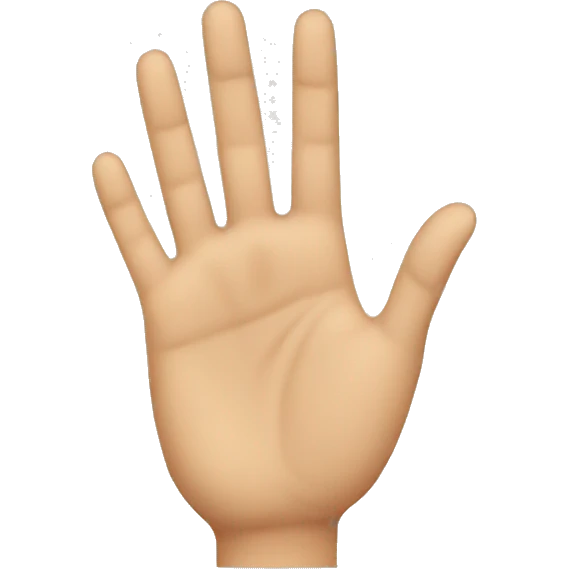 Hand emoji
