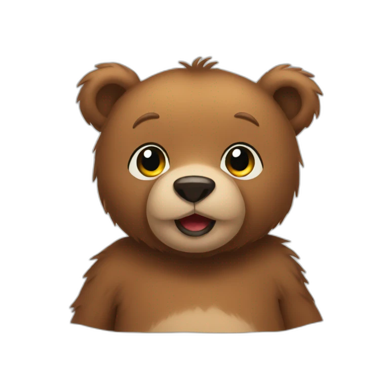 Special needs bear emoji