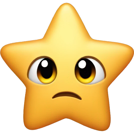 Cute star  emoji