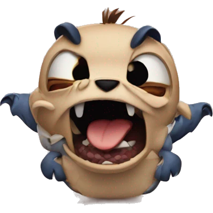 angry stitch emoji
