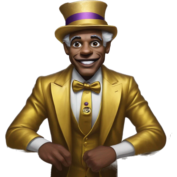 Shiny Omega psi phi in Uncle Scrooge style, oil paint, mysterious eyes, intricate lips, masterpiece portrait, beautiful, desirable, logical emoji