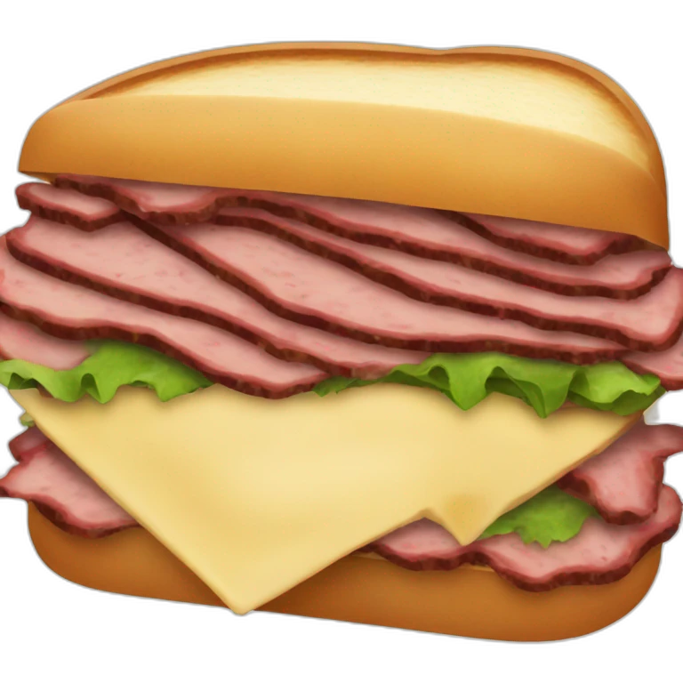 Pastrami sandwich emoji