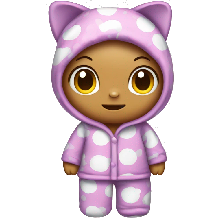 hello kitty in pajamas  emoji